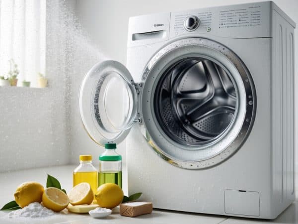 Strahlend sauber: So machst du deine Waschmaschine blitzblank und entkalkt!